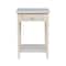 International Concepts Rectangle Hampton Bedside Table, 21 W, 21 L, 30 in H, Wood, Unfinished OT-91 - alternate 1